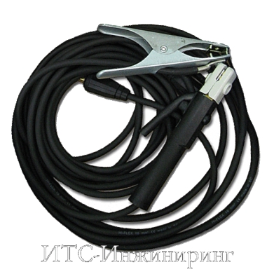 Комплект сварочных кабелей с электрододержателем и зажимом